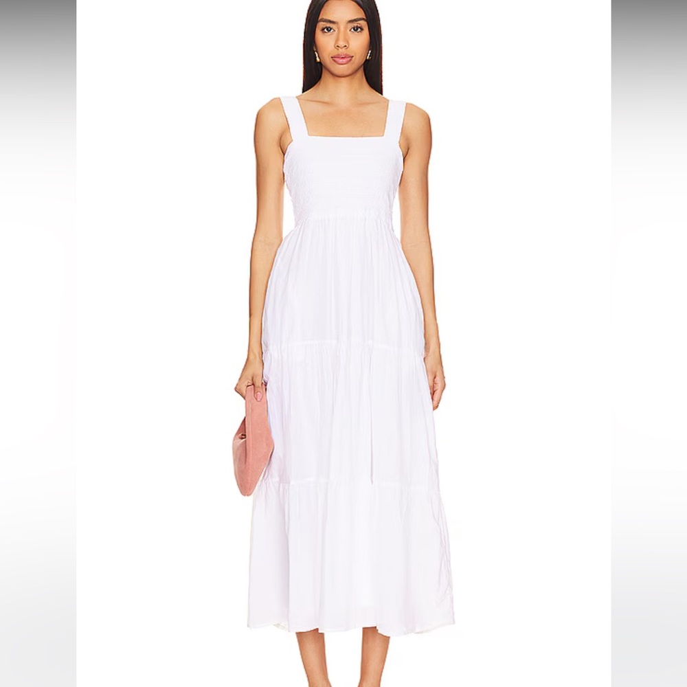 Seafolly Faithful Midi Dress in White